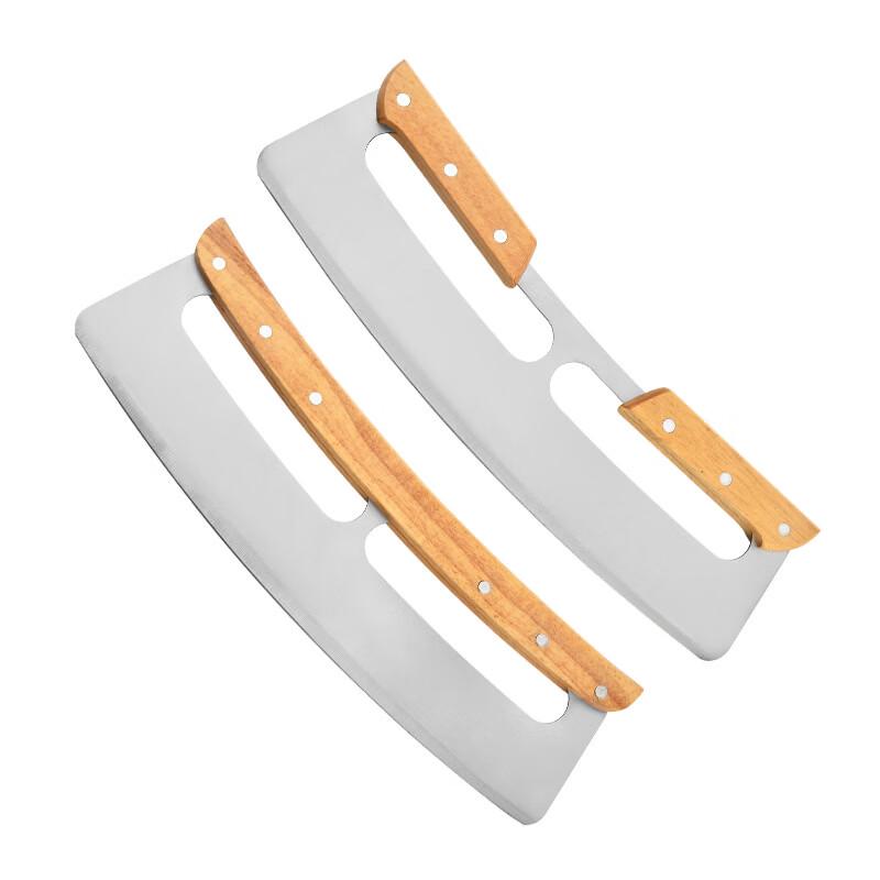 Stainless Steel Half-Moon Pizza Cutter