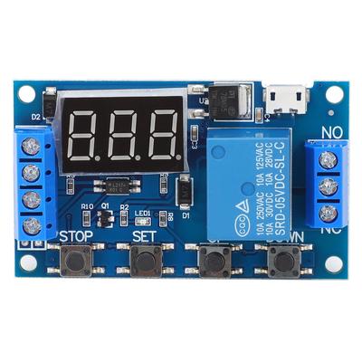 Relay Board Cycle Timing Circuit Switch Timer Delay Trigger Module 6?30V Micro USB 5V