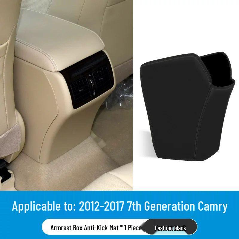 Toyota Camry 8th/9th Gen Armrest Box Kick Pad & Rear Air Vent Protector