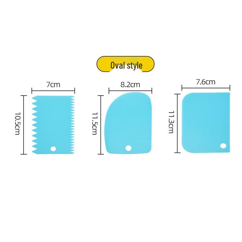 

Baking Cream Scraper & Dough Cutter Set