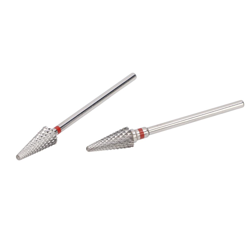 Nail Tapered Drill Bit Professional Fast Removing Tungsten Steel Manicure Drill Bits for Exfoliating