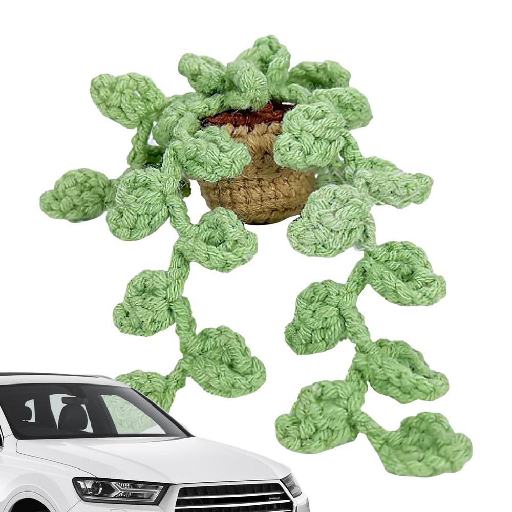 Car Air Vent Clip Decor Potted Plant Car Diffuser Vent Clip Car Interior Decor Charm Funny Air Conditioner Outlet Clip