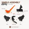 Dragon Ornament for Shelves Bookshelf Ornament 3D Printed Fire-Breathing Dragon Fantasy Flying Detailed Sculpture Home Decor Office Shelf