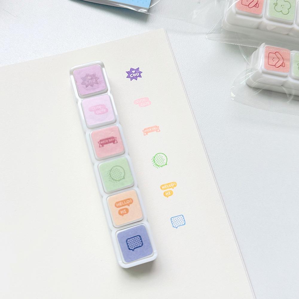 Cartoon Scrapbooking Stamp Kawaii Press Inkpad Stamps New Stamps Decorative  Journal Planner