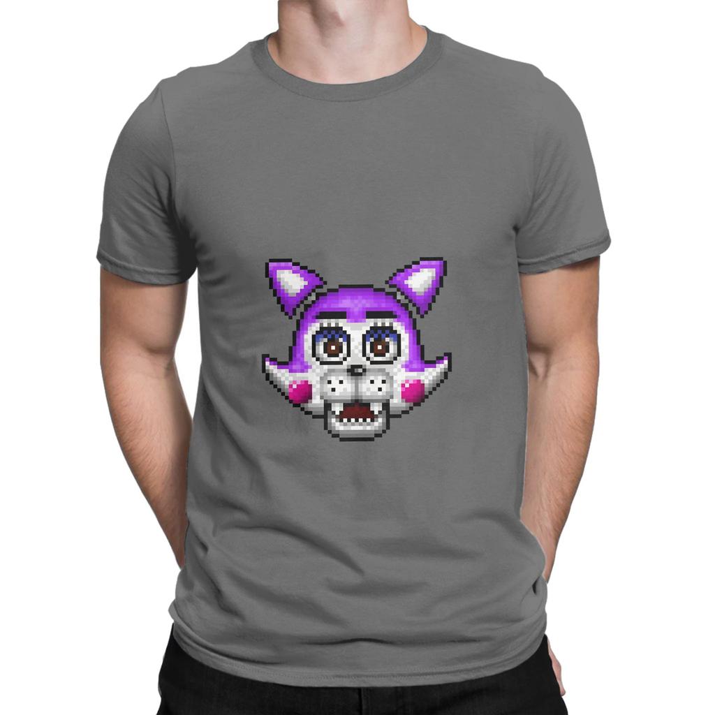 Five Nights At Candy Pixelart Cindy The Kitty Graphic Funny 100 Cotton Tshirt Fnaf Tops Tees For Unisex
