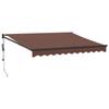 VidaXL Auvent rétractable automatique marron 300x250 cm, auvent, auvent de porte, auvent de jardin, store, auvent de 3215713