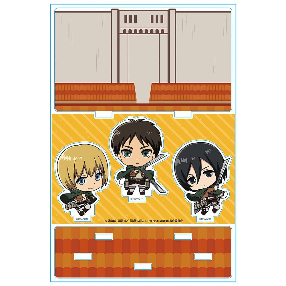 Attack on Titan Acrylic Diorama A [Eren, Mikasa, Armin]