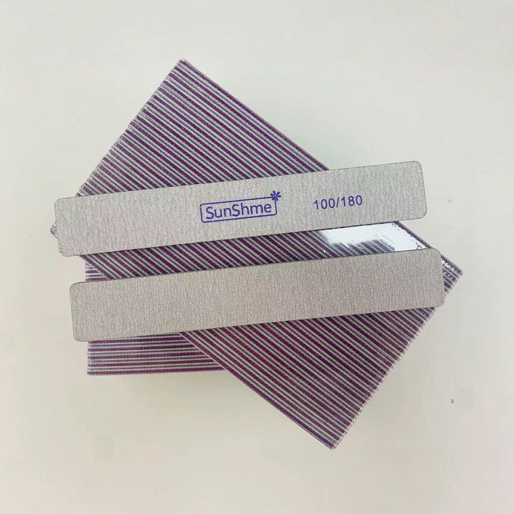 Professional 8080 Double-Sided Reusable Nail File, Washable Nail Art Sand Strip for Nail Technicians