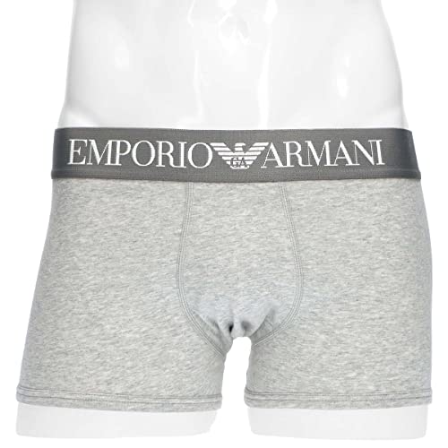 Emporio Armani Iconic Logo Band Boxer Shorts, Men's, EU Size, 54072989, Size 90, White