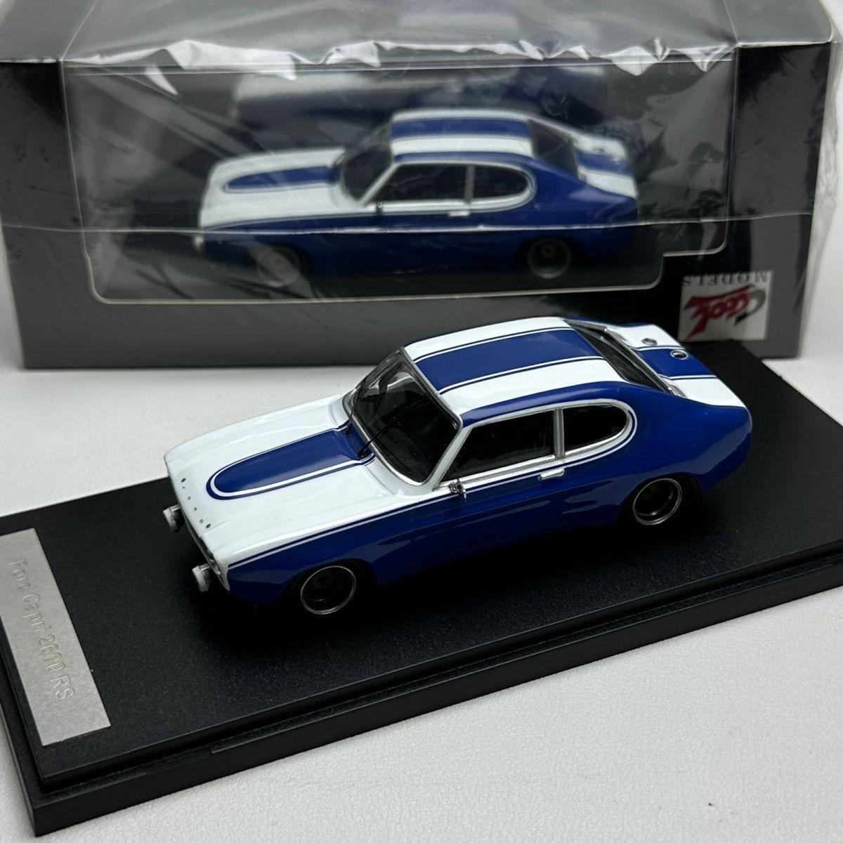 

1:43 Alloy Car Cool Ford Capri 2600 Rs Ford Sports Car Model Classic Retro Collection
