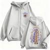 Rock Band Bad Omens Find Peace Graphic Zipper Hoodie Men Women Fashion Vintage Casual Zip Up Hoodies Male Gothic Oversized Coat