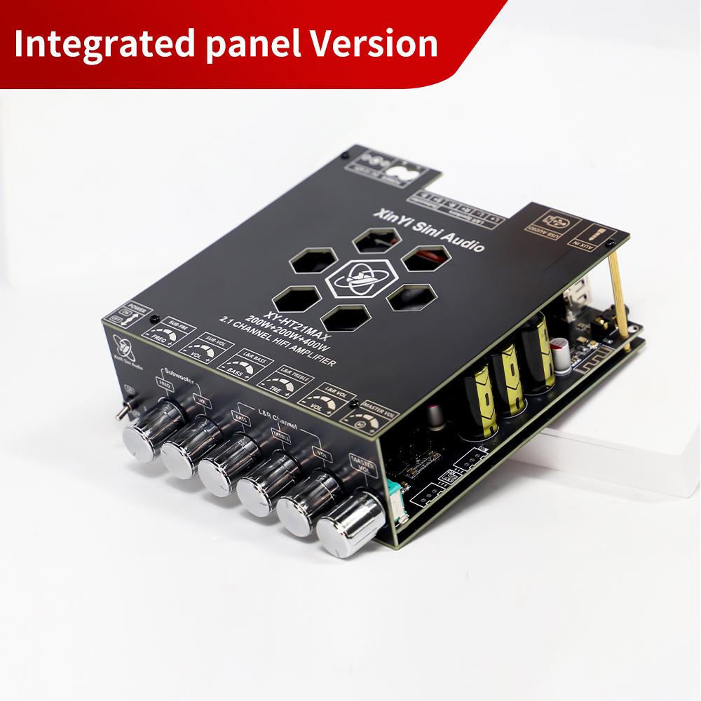 XY-HT21 2.1 Channel Digital Audio Amplifier Dual-core TPA3223 200W*2+400W Bluetooth Power Amplifier Upgraded High Tone Subwoofer