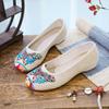 New upgraded cotton and linen shoes women's leisure summer walking shopping travel beef tendon sole