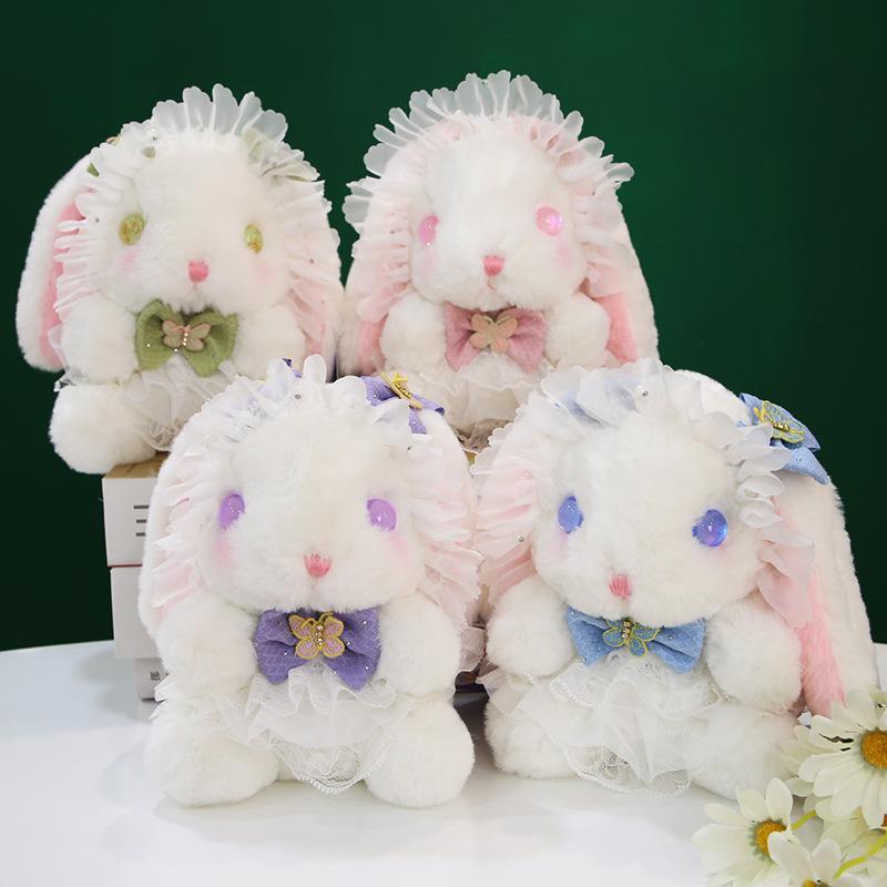 Rabbit Children Lolita Pendant Plush Toy Doll Keychain Pendant Pp Soft Cotton