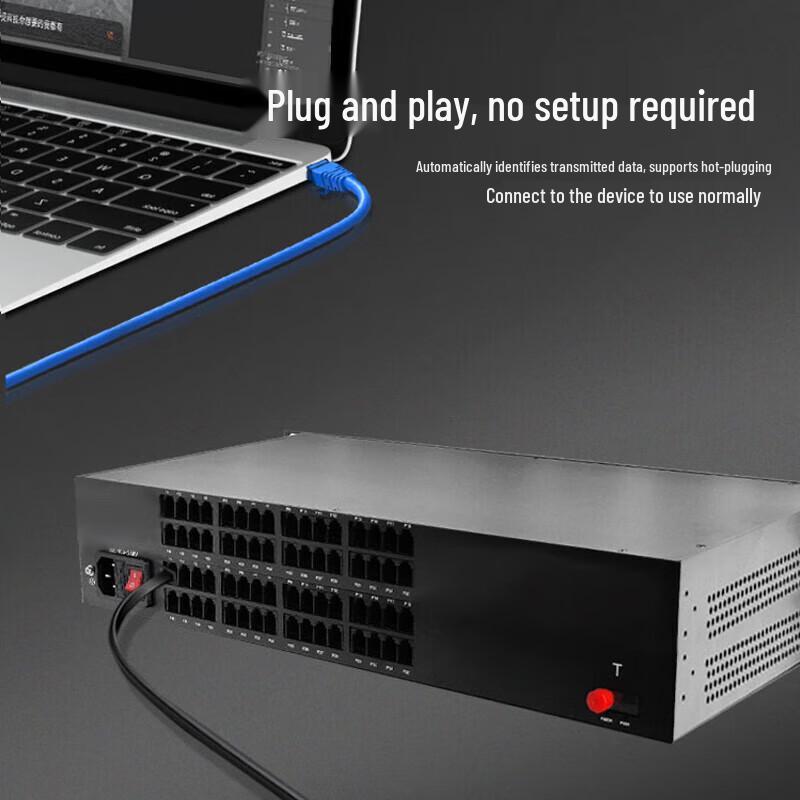 Yeren 64-Channel Digital Telephone & 4-Port Network Fiber Optic Converter