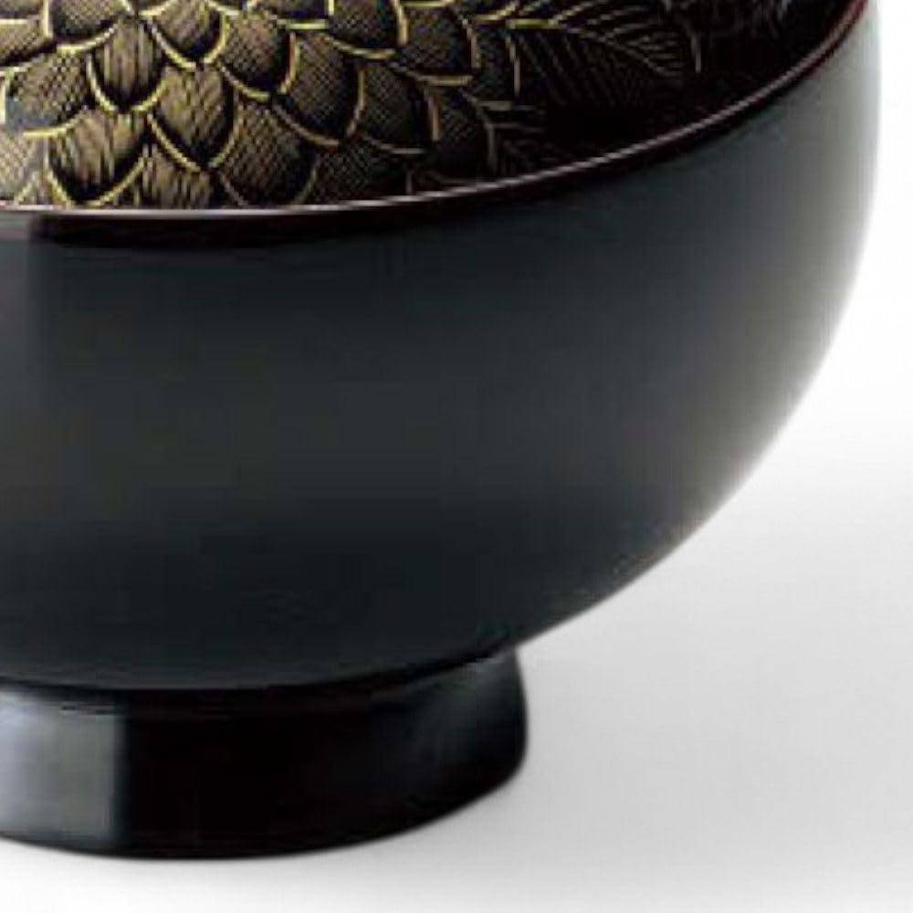 Lacquerware with Genuine Made in Japan J-kitchens Bowl, Wooden, Hand-painted, Lacquer, PID-526646,