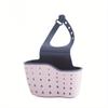 1pc Adjustable Silicone Sink Tray-Multifunctional Kitchen Organizer for Sponges, Scrub Brushes & Cleaning Supplies