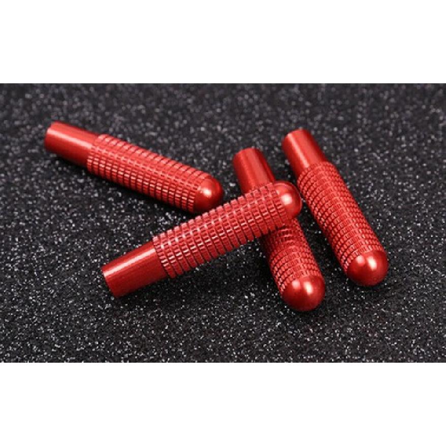 Fit For Benz GLK 2009 2010-2015 Red Aluminum Inner Door Lock Down Bolt Trim 4PCS