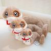 Cartoon Creative Cute Puppy Snake Plush Doll Pillow High Quality Authentic Love Yellow Hat Snake Plush Toy Home Decoration