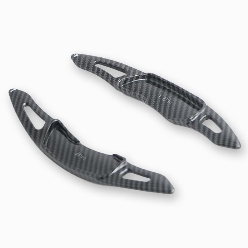 For Subaru Forester Outback XV BRZ WRX Impreza Crosstrek Legacy For Toyota 86 Car Steering wheel paddle shift углеродного волокна черного