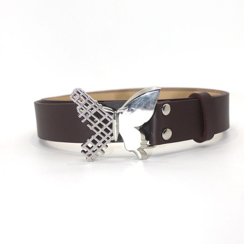 

Versatile Butterfly Metal Clip Womens Belt Fashion Staple For Every Season And Wardrobe Coffee