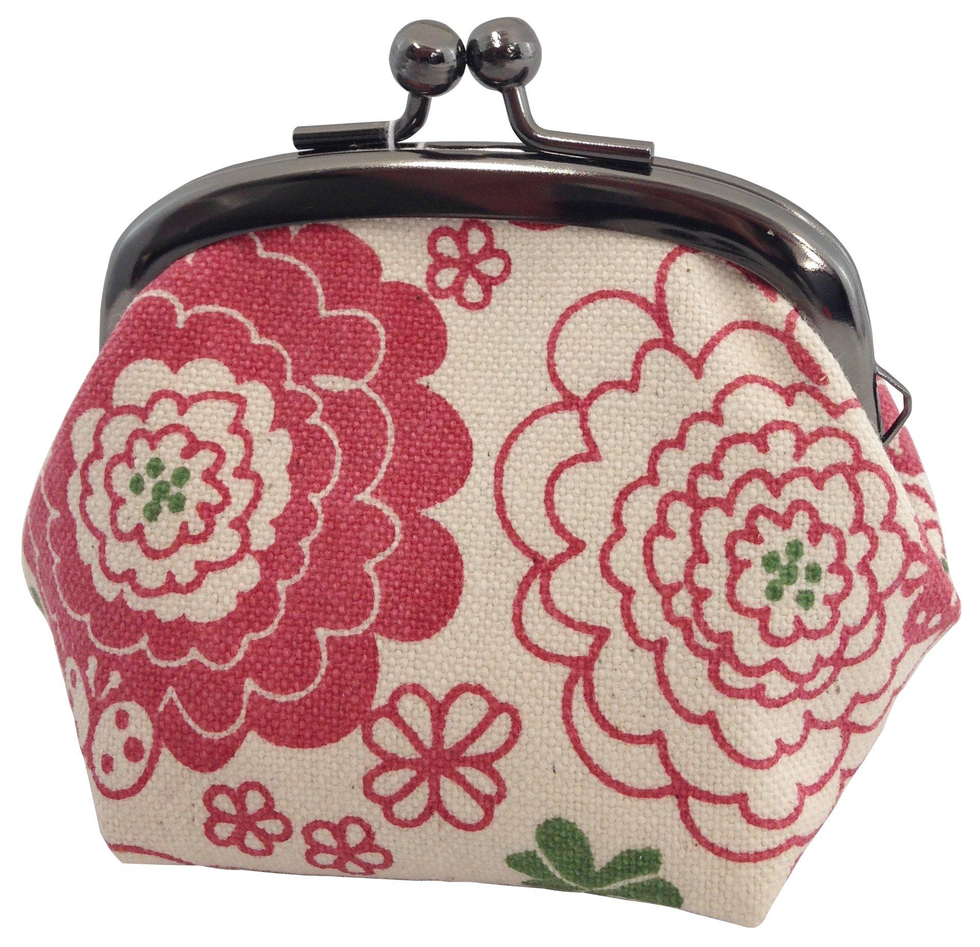 

Kyosuke Mini Clasp Floral Made in Small Hana Pouch, Pattern, Japan, Size,