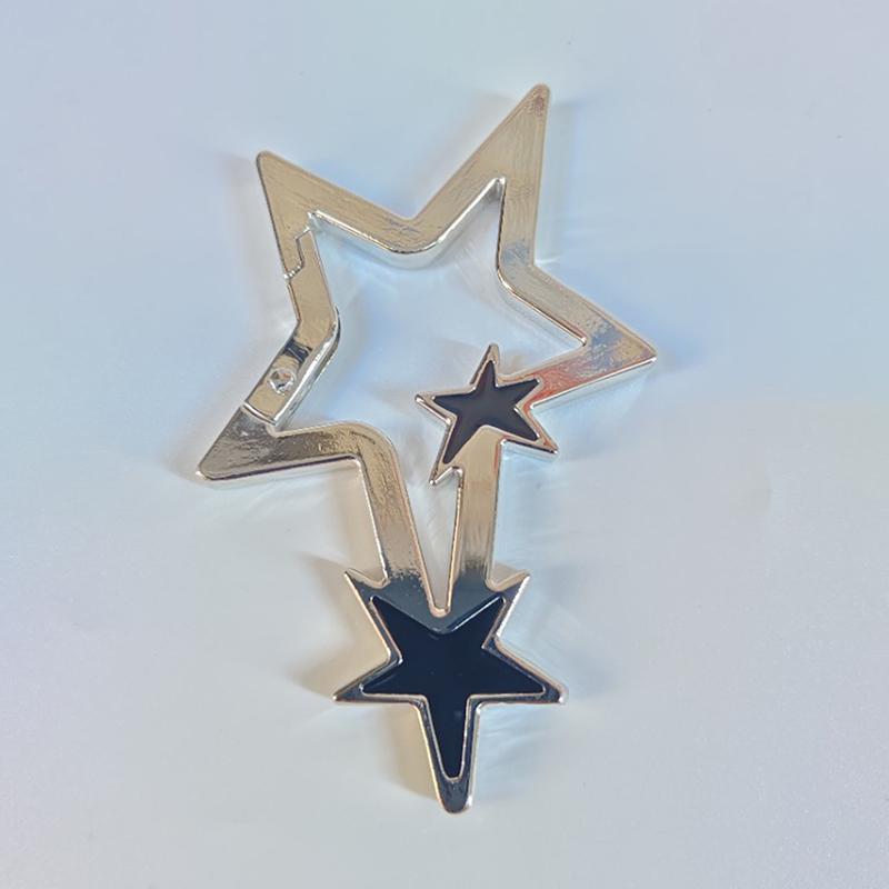 

Y2K Star Geometric Essential Icon Carabiner Keychain Car Key Ring Backpack Decor