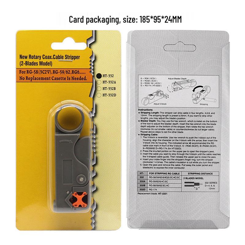 Coaxial Cable Stripper & Network Pliers Tool