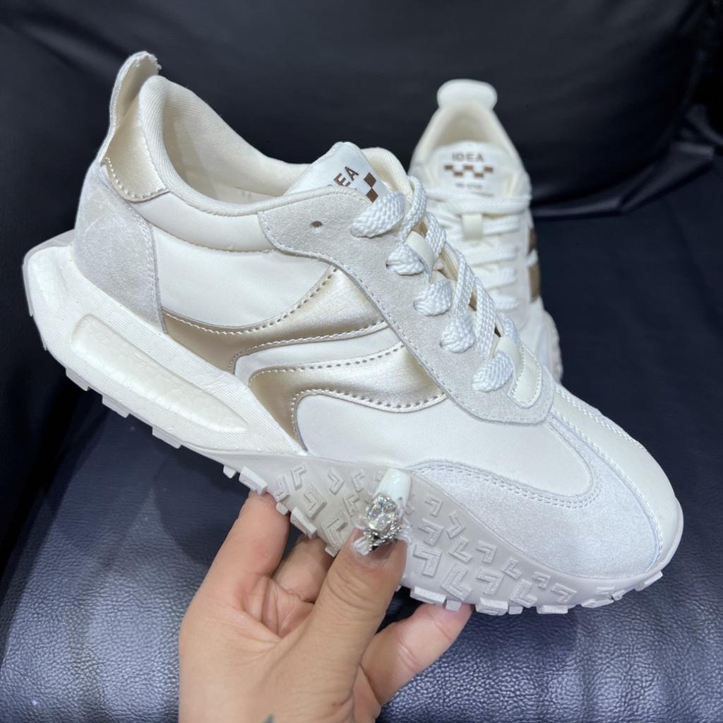 Leather retro classic Forrest Gump shoes women's 2025 spring new sports shoes women's Korean version versatile casual training shoes tide