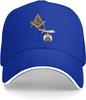 Mason Shriner Split Freimaurer Schrein Edler Geschenk Baseballkappe Sonnenhut Damen Truckerhut Snapback Unisex Papa Schwarz