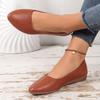 Ladies Large Size Single Shoes Simple Pure Colour Low Heel Flat Bottom Single Shoes Loafers Low Heel Shoes for Women Casual