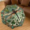 1PC Dragonfly pattern Automatic Open/Close Umbrella with Windproof, 8-Rib Sturdy Canopy, Durable Ribs, Fashionable Design, Outdoor Accessory, Fun Prin