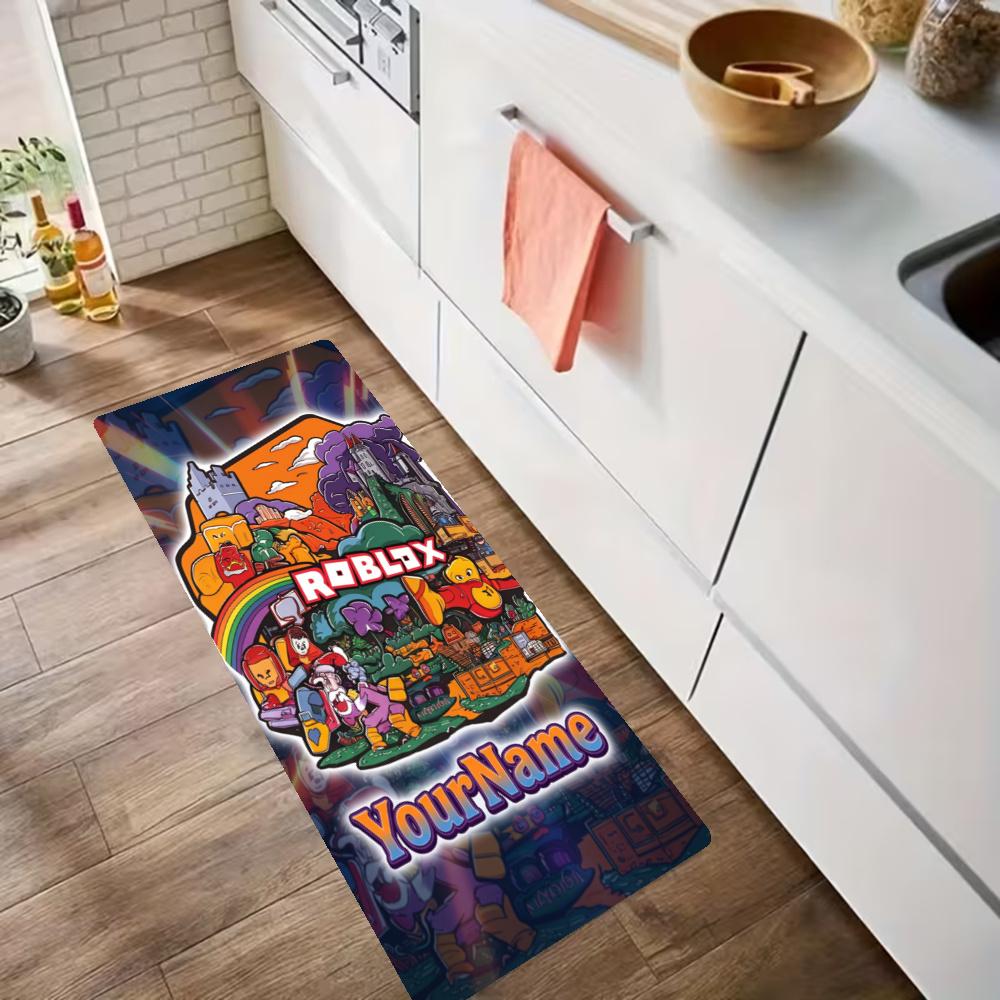 Roblox Customize Your Name Kitchen Rug Runner Rug Laundry Mat Hallway Entryway The Best Gift Choice