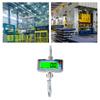 Digital Crane Scale 2000kg 4400lbs Industrial Hanging Scale 0.8 Inch 5 Digit LCD Display Unit Switching Data Hold Tare   Reset Function