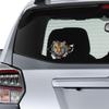 1PC 2D Flat Stickers Tiger Animal Car Stickers Luggage Refrigerator Wall Stickers Laptop Toilet Stickers