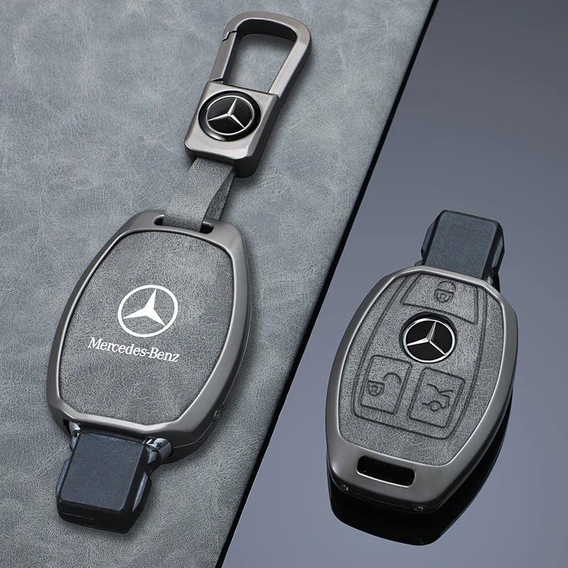 Car Remote Key Fob Cover Shell Bag Accessories For Mercedes Benz A B C E R Class GLS GLA GLK GLC CLS CLA AMG W204 W205 W212 W463