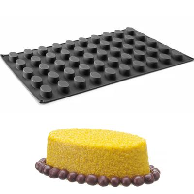 Silicone Mold for Pralines, Mousses, Baked Goods, 570 X 375 Mm, Oval