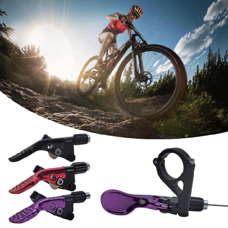 Aluminum Alloys Bike Dropper Post Remote Lever Bike Seats Tube Height Cable Adjustable Lever Easy to Installation