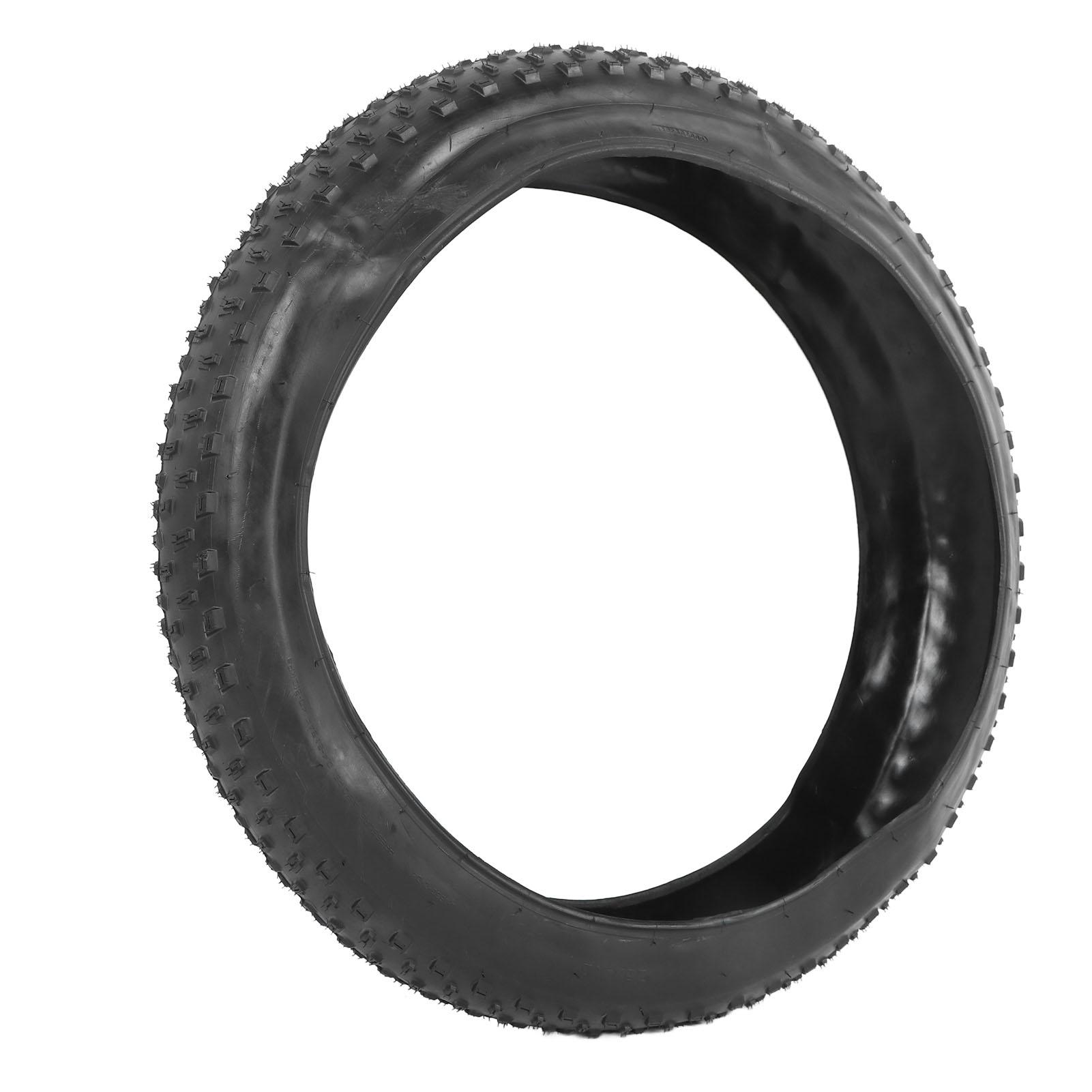 Snow Bike Tire 60Tpi Puncture Resistant Rubber Folding Replacement   Tires for Beach Rough Terrain Street Riding