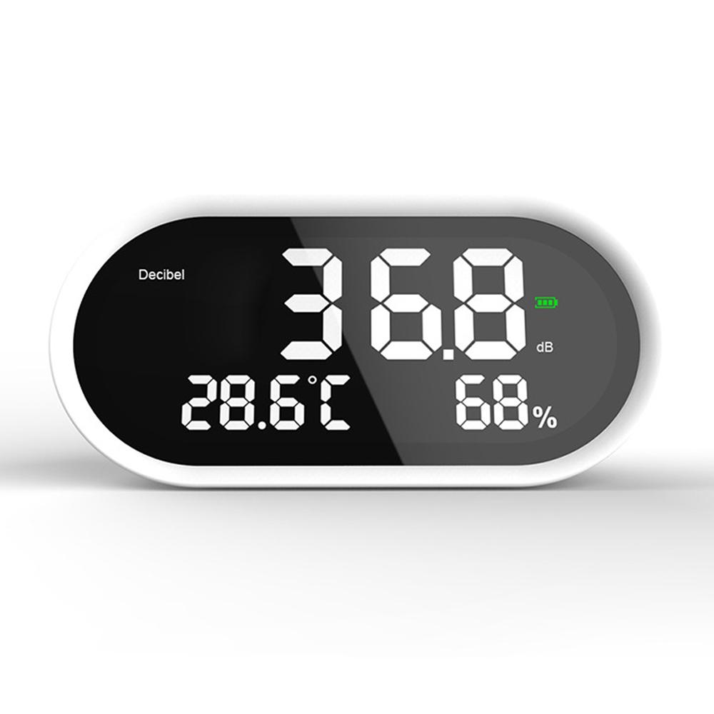 3in1 Comprehensive Ambient Temperature Humidity Noise Tester Digital Display Decibel Test Meter