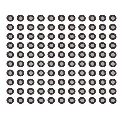 100 STÜCK 3D-Scanning Tracking-Punkte 3mm Innen- 6mm Außendurchmesser Hohe Reflexion Regensicher Magnetisch