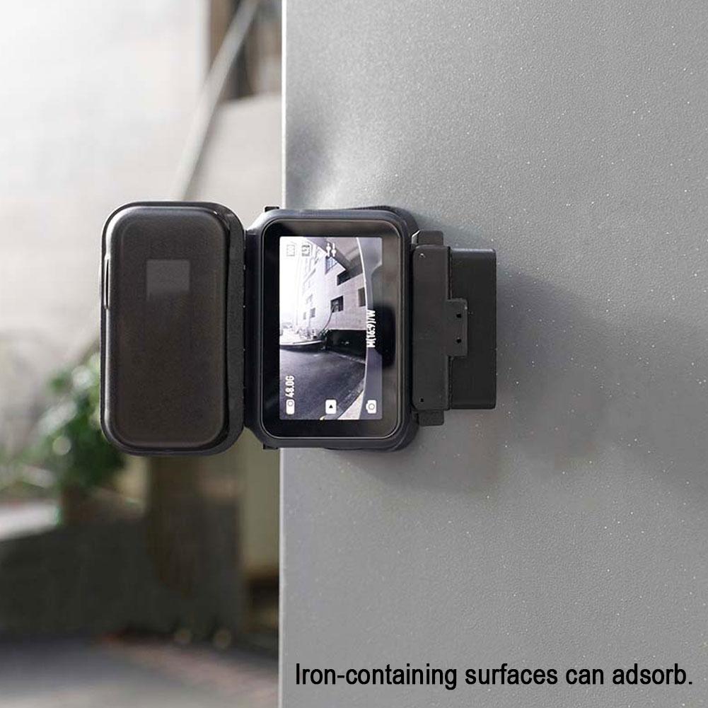 Magnetic Back Plate Bracket For Dji Osmo Nano Neck Strap Quick Release Bracket 180° Adjustable Desktop Stand Base Accessories