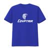 Egypt Air White Logo Egyptian Airline Geek Navy Blue Cotton T Shirt for Cool Design Fashion Casual Vintage Washed