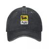 Logo AGIP Lubrificanti Versione invecchiata Cappellino da baseball classico Cappelli divertenti cappelli in offerta Cappello di design Unisex Donna