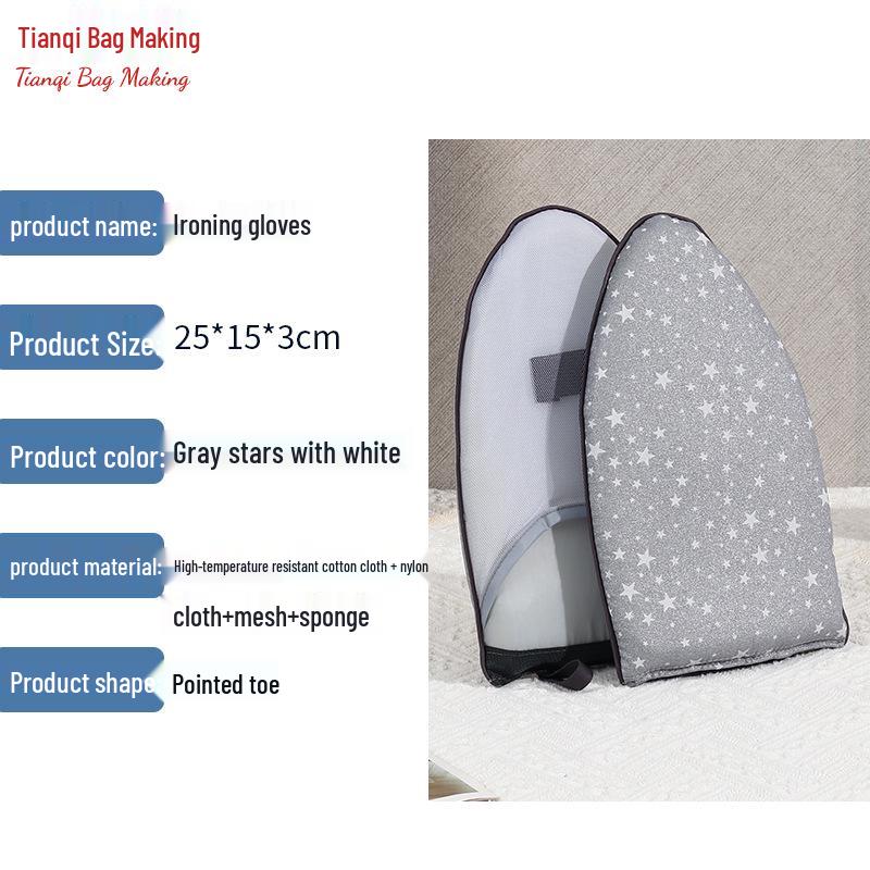 Compact Japanese Handheld Ironing Board with Heat-Resistant Sponge Pad