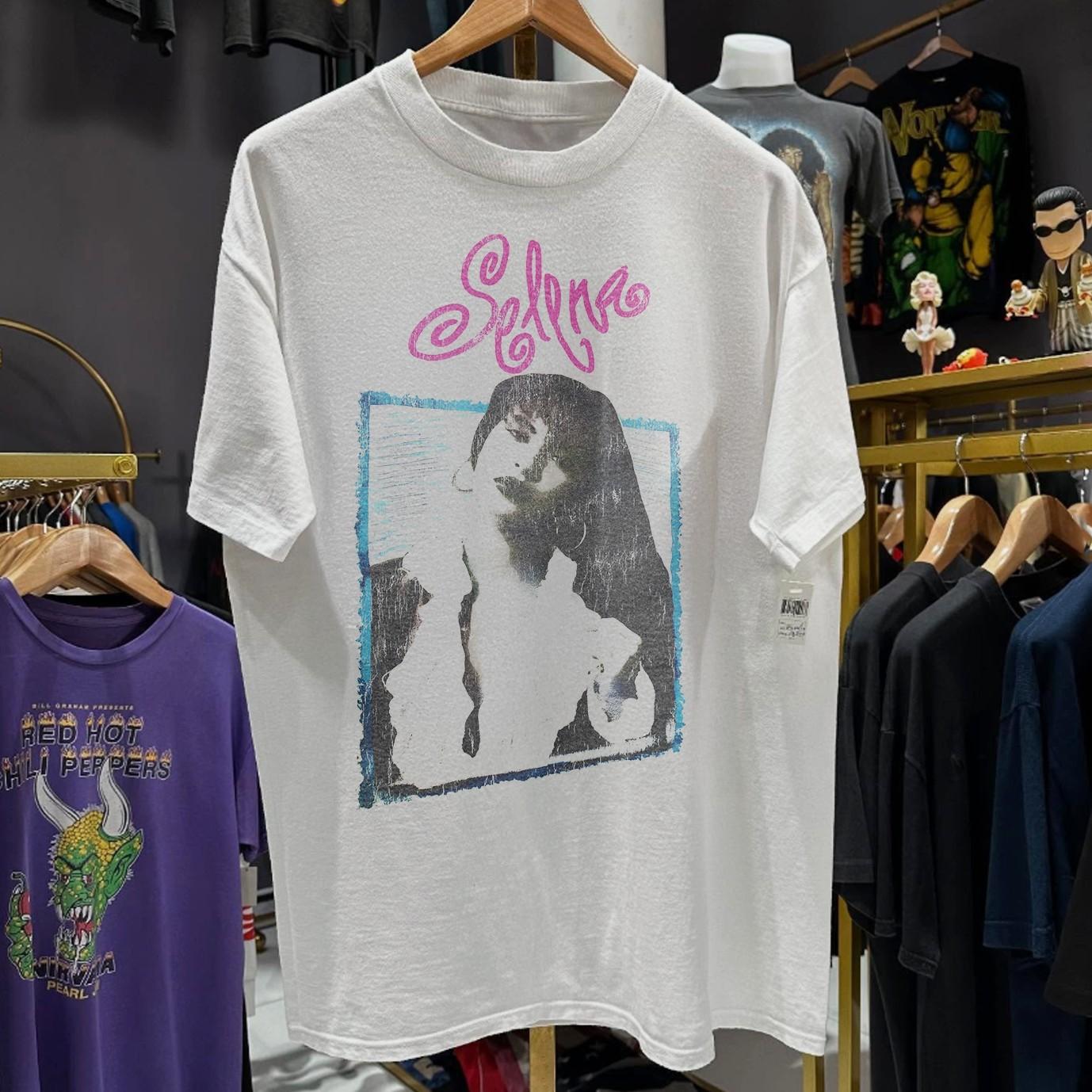 90s Selena Rare T-Shirt White XXL S