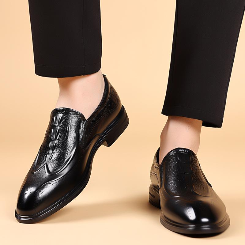 Luxury Brand Men's Sneaker Leather Men Casual Shoes Men Loafers Breathable Slip on Black Driving Shoes Zapatos De Vestir Hombre