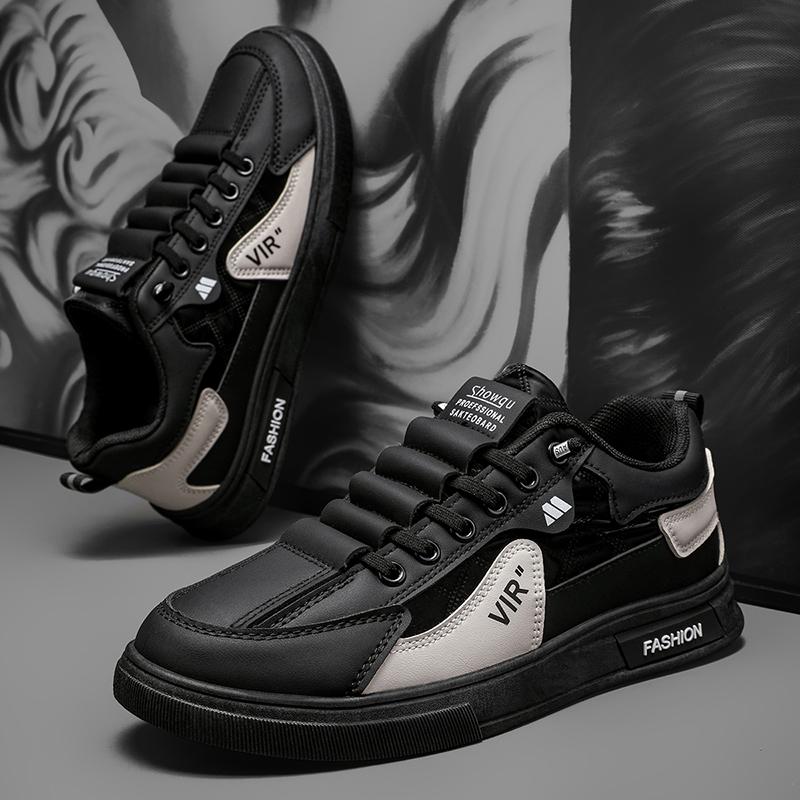 

Повседневная мужская обувь Весна Осень Новые дышащие спортивные универсальные туфли на плоской подошве Удобная посадка Лоферы Белые мужские кроссовки 39