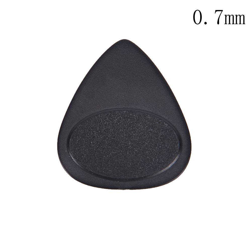

(YOUU06)0.7mm 10Pc 1Set Non-slip Nylon Acoustic Electric Guitar Pick Plectrum For Musical Instruments Guitar Parts Accessory чёрный