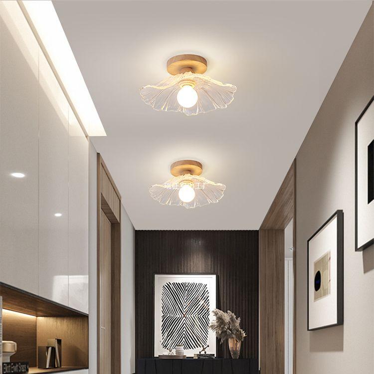 Nowoczesna Minimalistyczna Lampa Sufitowa w Kształcie Kwiatu do Korytarza, Klatki Schodowej, Balkonu lub Foyer